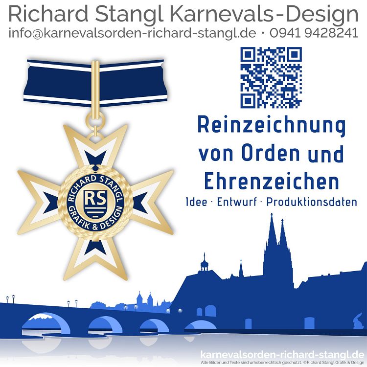 Richard Stangl Grafik & Design · Reinzeichnung Orden und Ehrenzeichen.