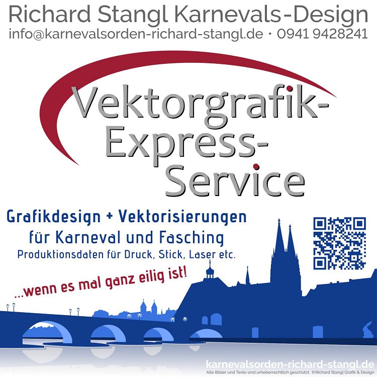 Richard Stangl Grafik & Design · Vektorgrafik-Express-Service für Karneval und Fasching.